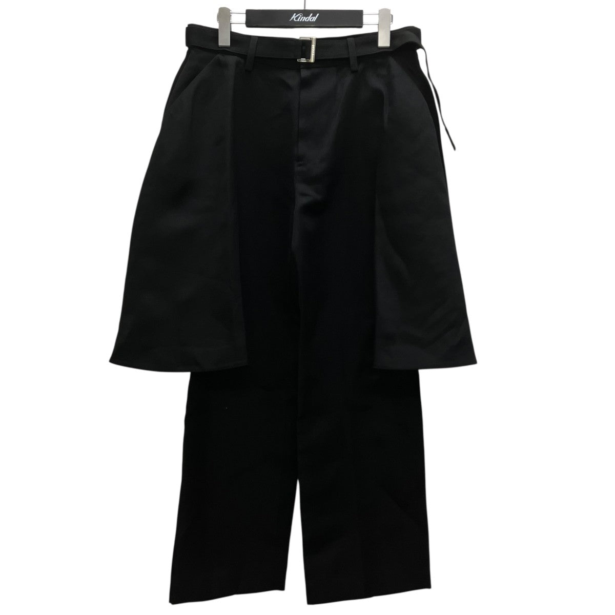 26AW Double-Faced Silk Cotton Pants ダブルフェイスシルクコットンパンツ