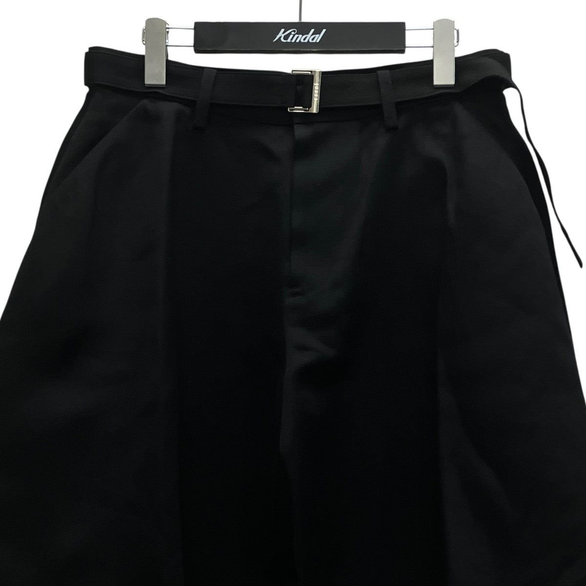 26AW Double-Faced Silk Cotton Pants ダブルフェイスシルクコットンパンツ