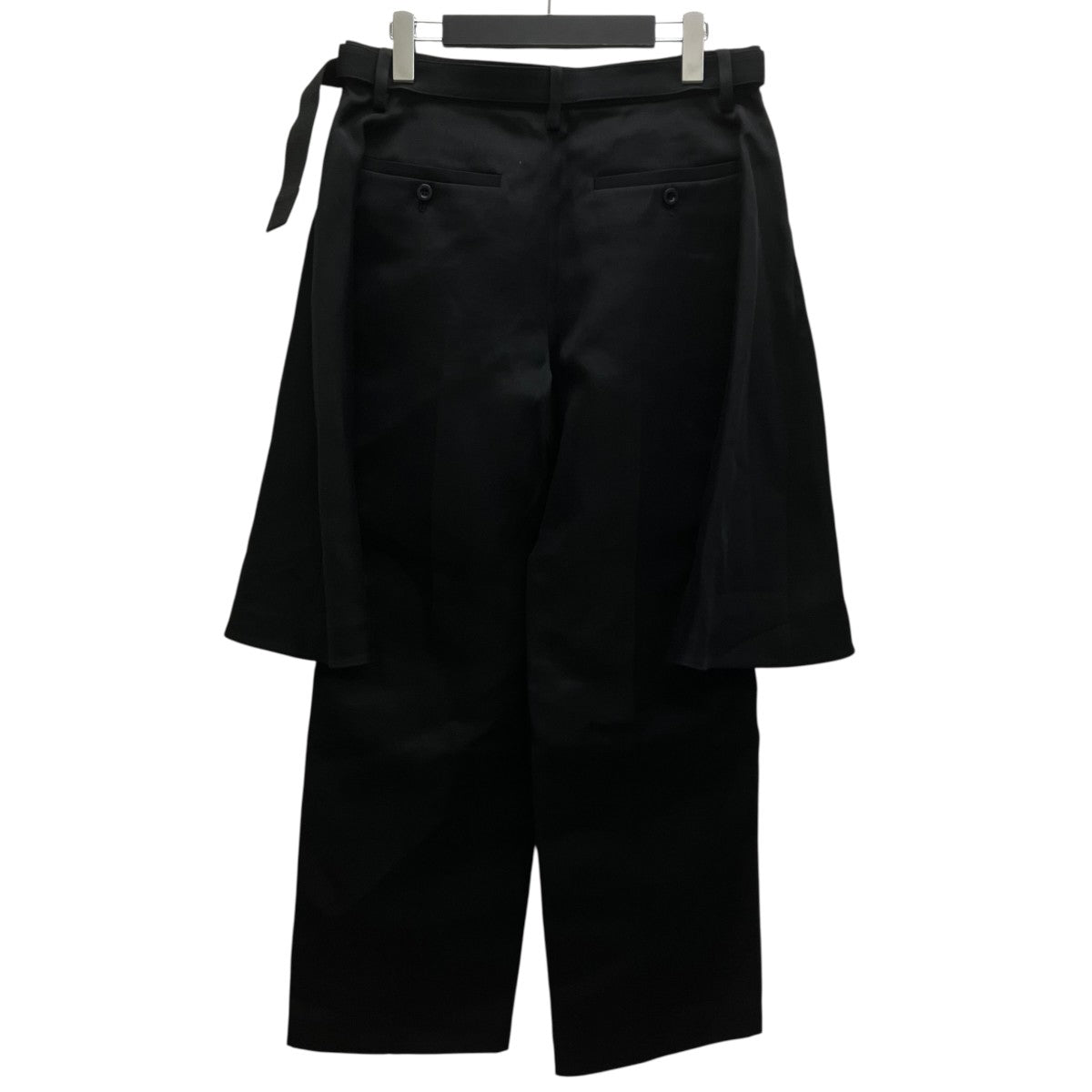 26AW Double-Faced Silk Cotton Pants ダブルフェイスシルクコットンパンツ