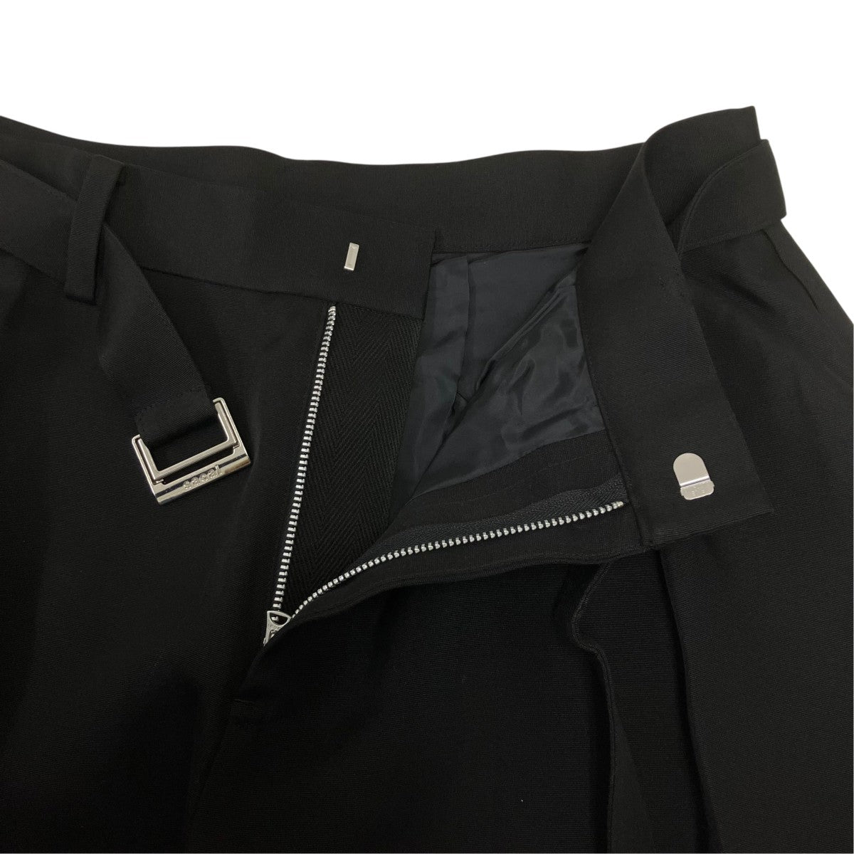26AW Double-Faced Silk Cotton Pants ダブルフェイスシルクコットンパンツ