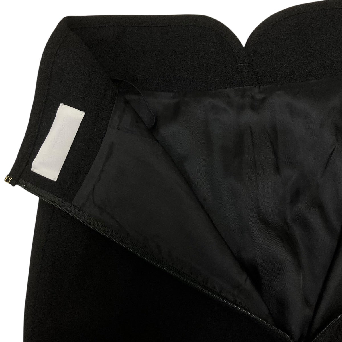 High Waisted Wool Georgette Skirt ハイウエストウールジョーゼットスカート