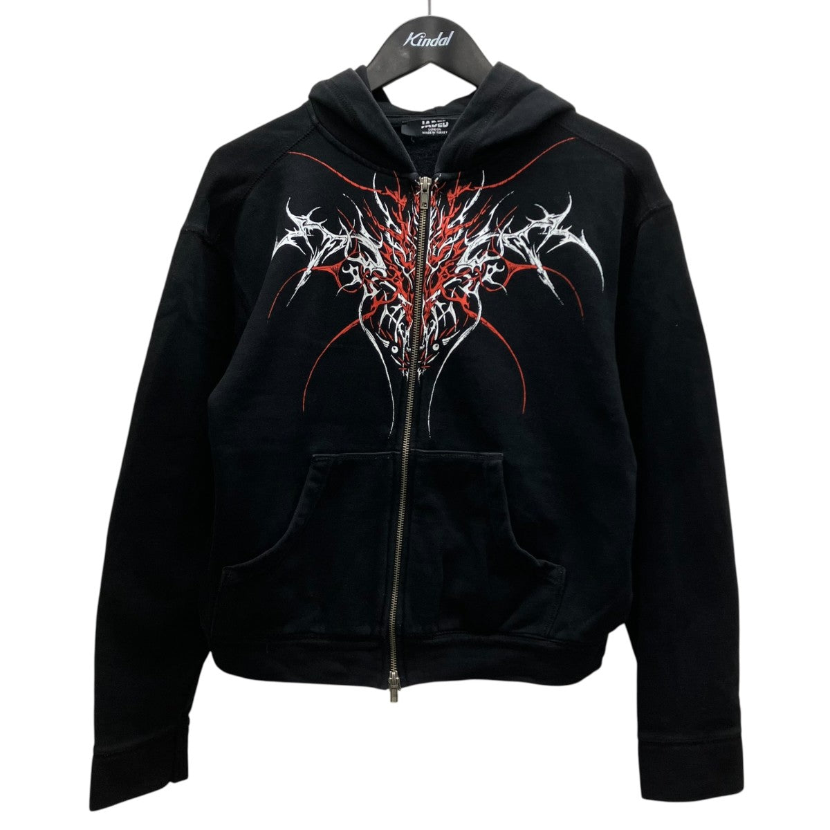 Jaded London ジップパーカー 古着・中古-1枚目のアイテム画像