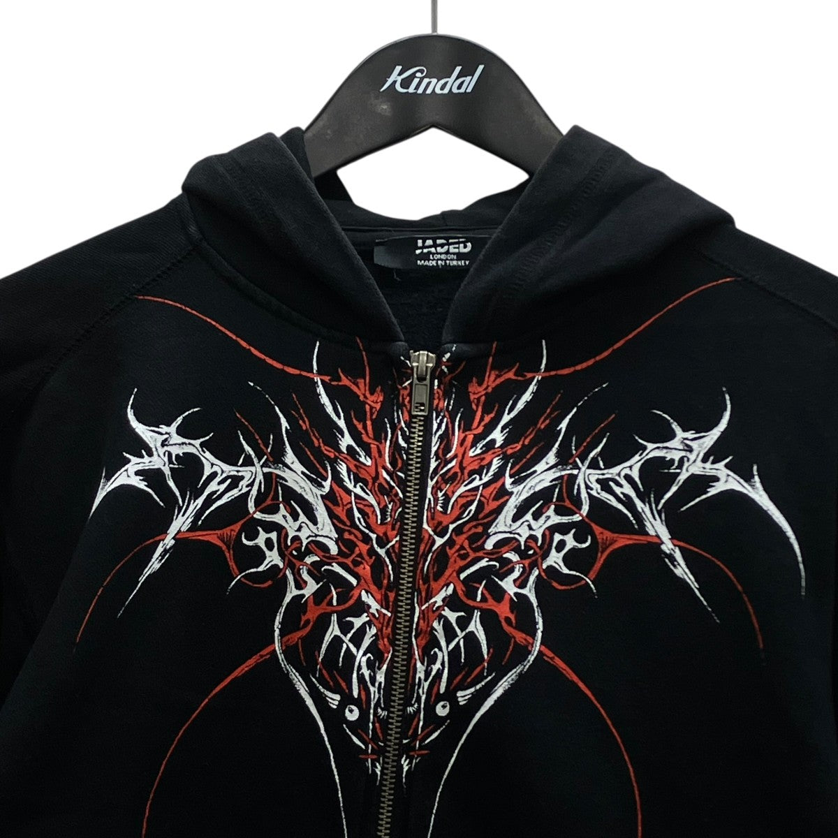 Jaded London ジップパーカー 古着・中古-2枚目のアイテム画像