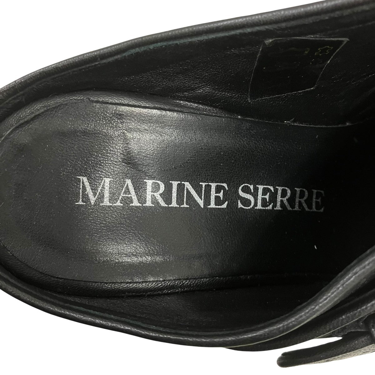marine serre レザーミュール 古着・中古-6枚目のアイテム画像