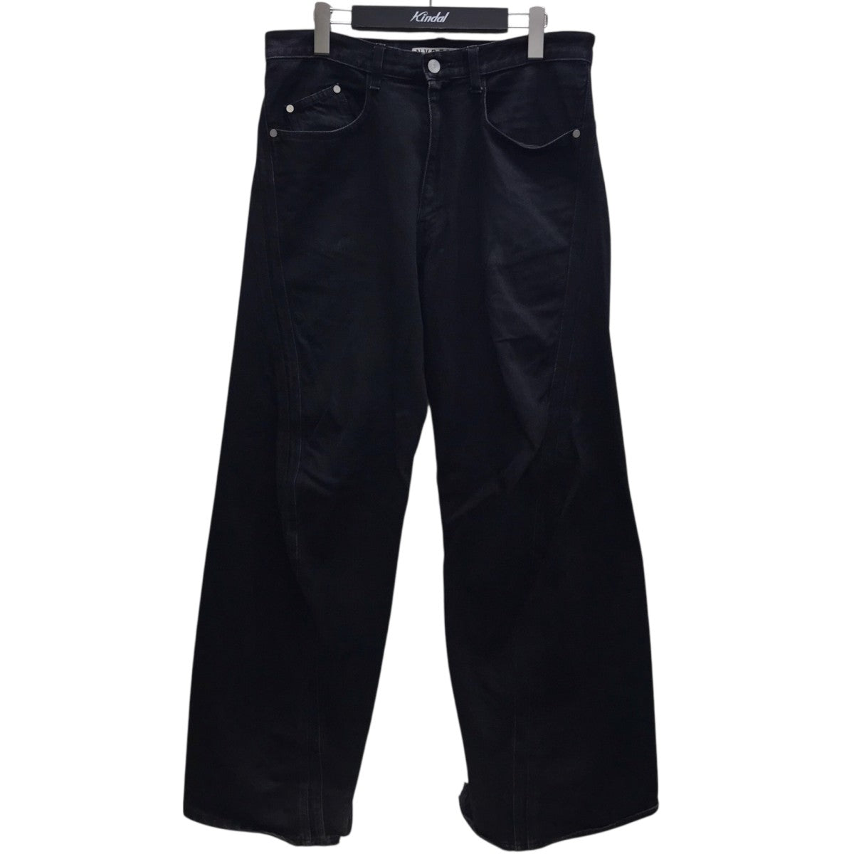 3D TWISTED WIDE LEG JEANS 3Dツイストデニムパンツ