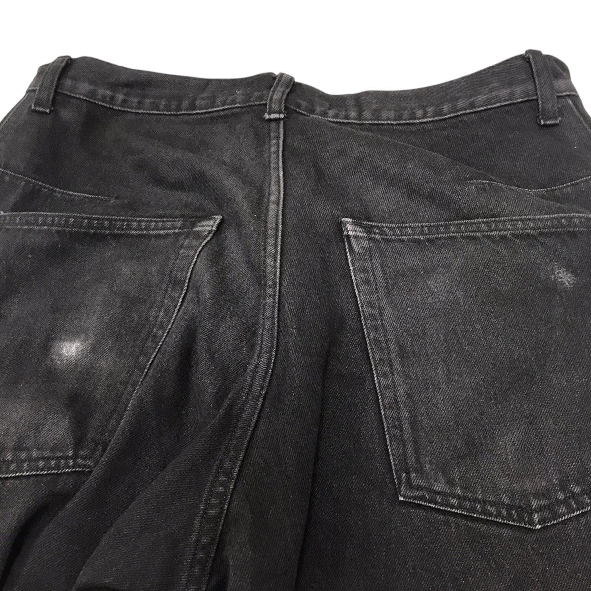 3D TWISTED WIDE LEG JEANS 3Dツイストデニムパンツ