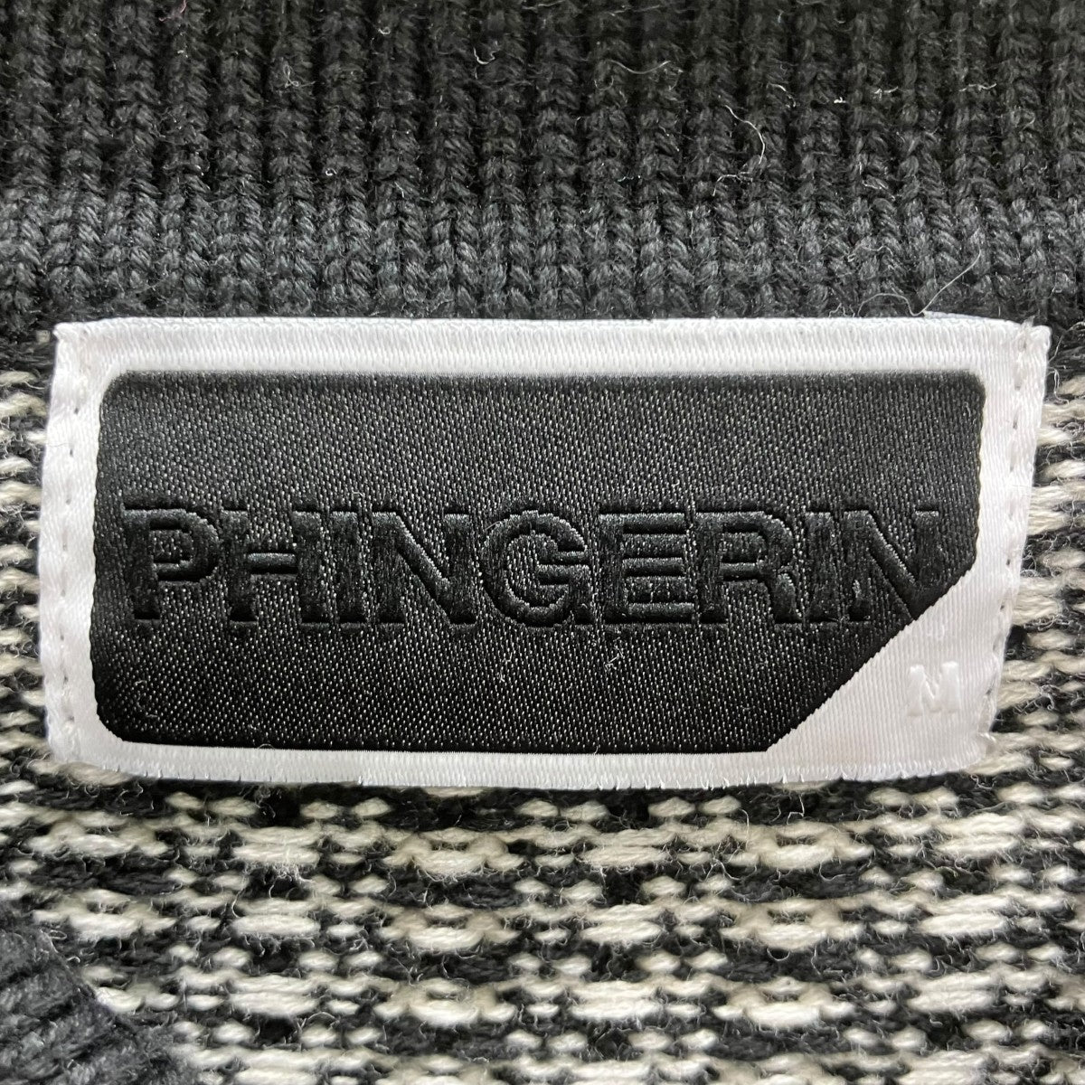 PHINGERIN ニットポロカーディガン 古着・中古-4枚目のアイテム画像
