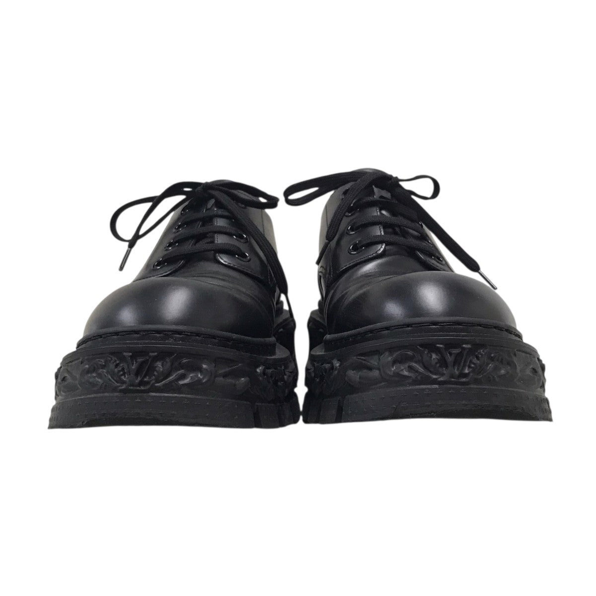 LOUIS VUITTON BAROQUE LINE DERBY レザーダービーシューズ 古着・中古-2枚目のアイテム画像