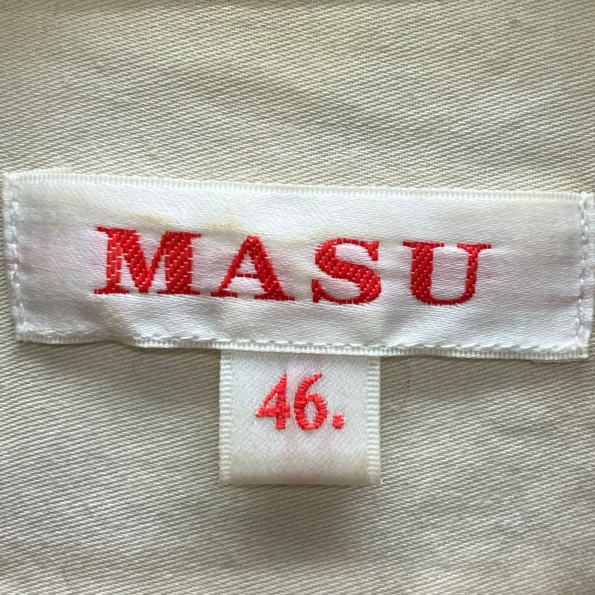 MASU ZIP-UP LEOPARD SHIRT ジップシャツ 古着・中古-4枚目のアイテム画像