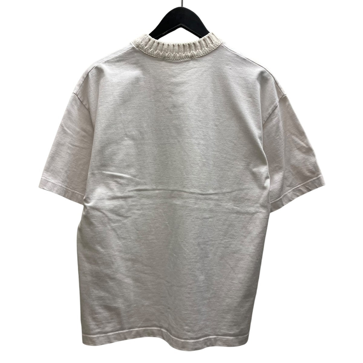 ロゴエンブロイダリーニットモックネックTシャツ