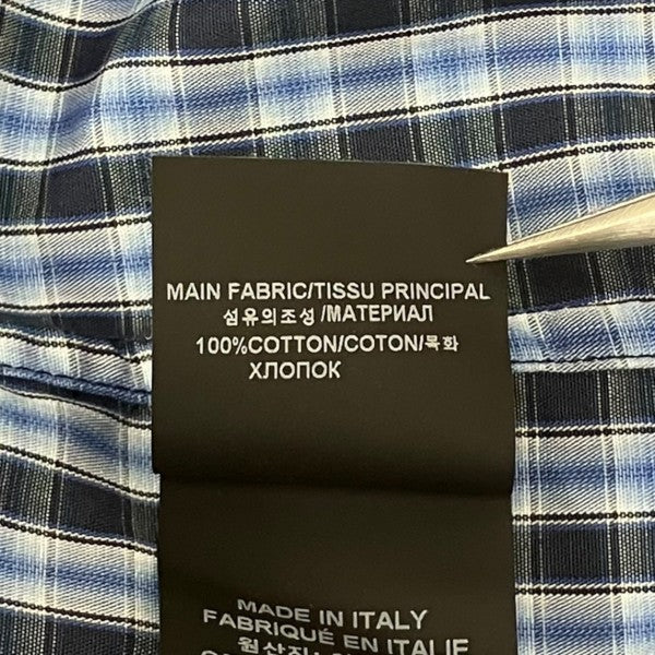 半袖チェックシャツ