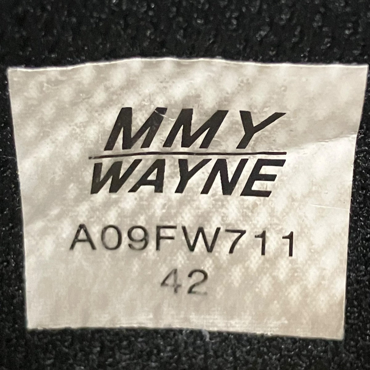 Maison MIHARA YASUHIRO WAYNE LOW brushed pat ローカットスニーカー 古着・中古-8枚目のアイテム画像