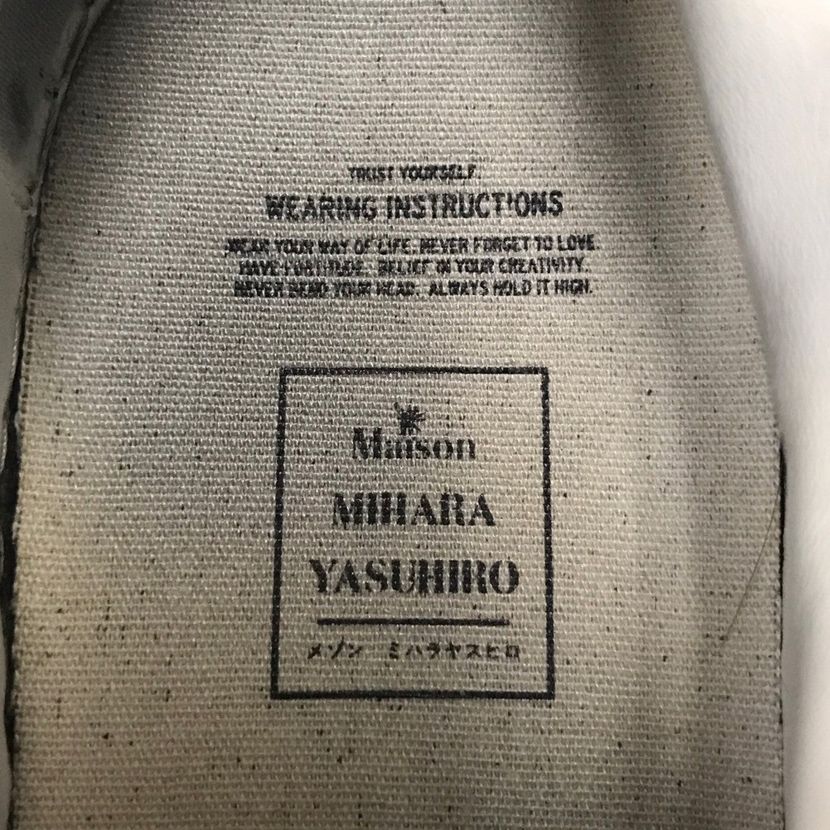 Maison MIHARA YASUHIRO BLAKEY low ローカットスニーカー 古着・中古-6枚目のアイテム画像