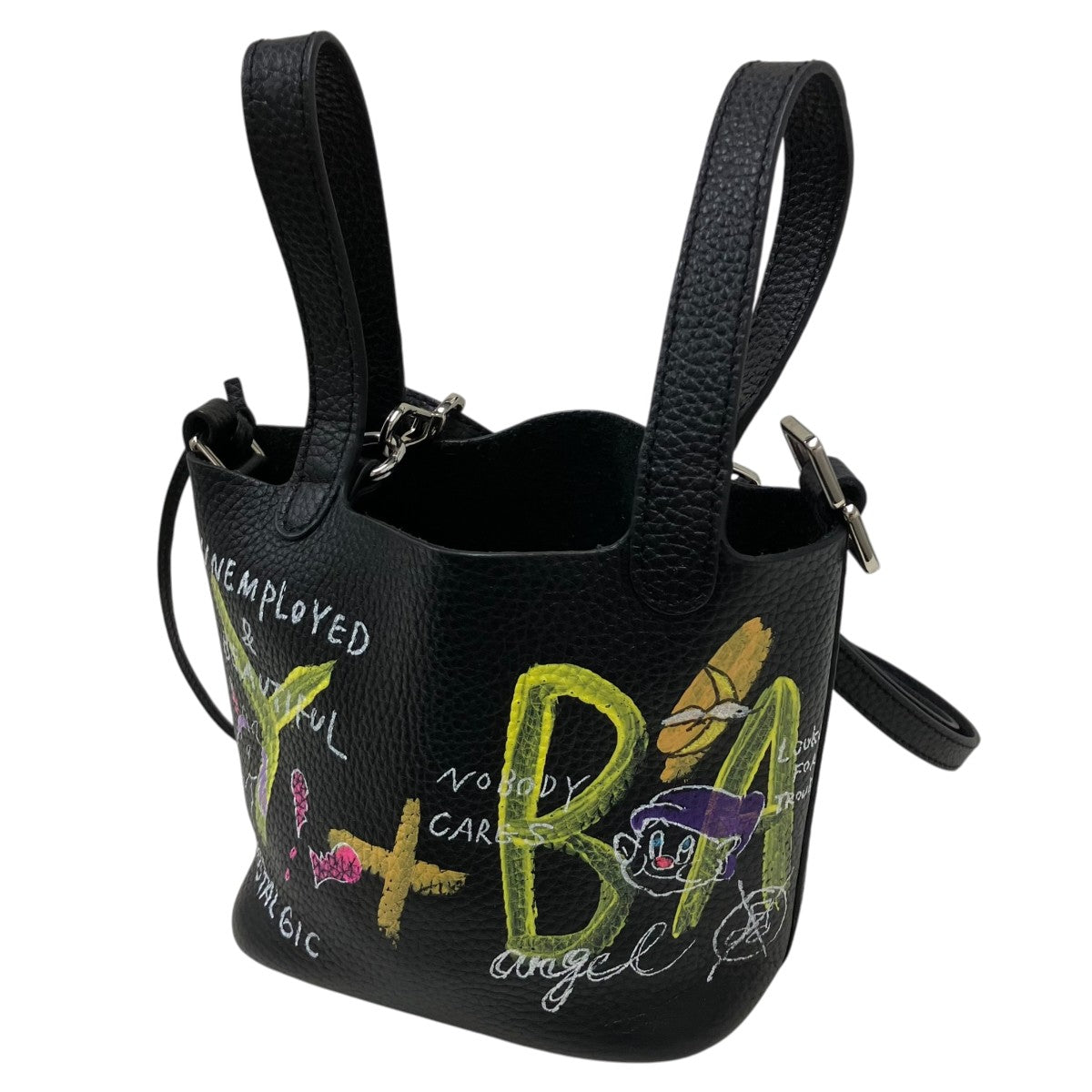 GUERNIKA CUBE BAG レザーハンドバッグ 古着・中古-1枚目のアイテム画像