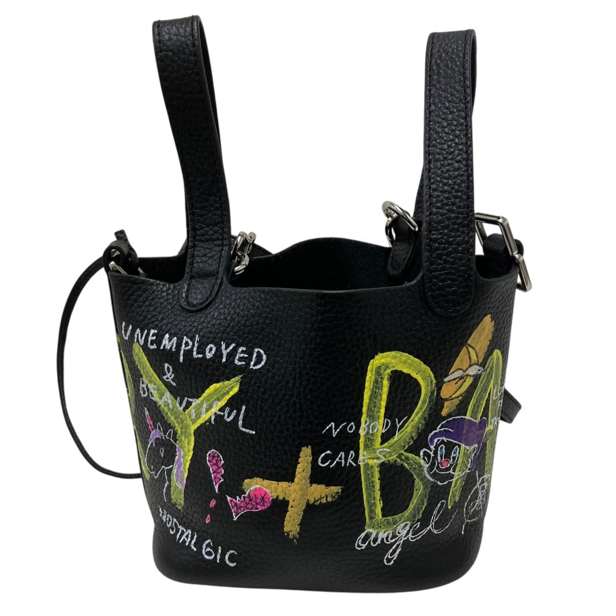 GUERNIKA CUBE BAG レザーハンドバッグ 古着・中古-2枚目のアイテム画像