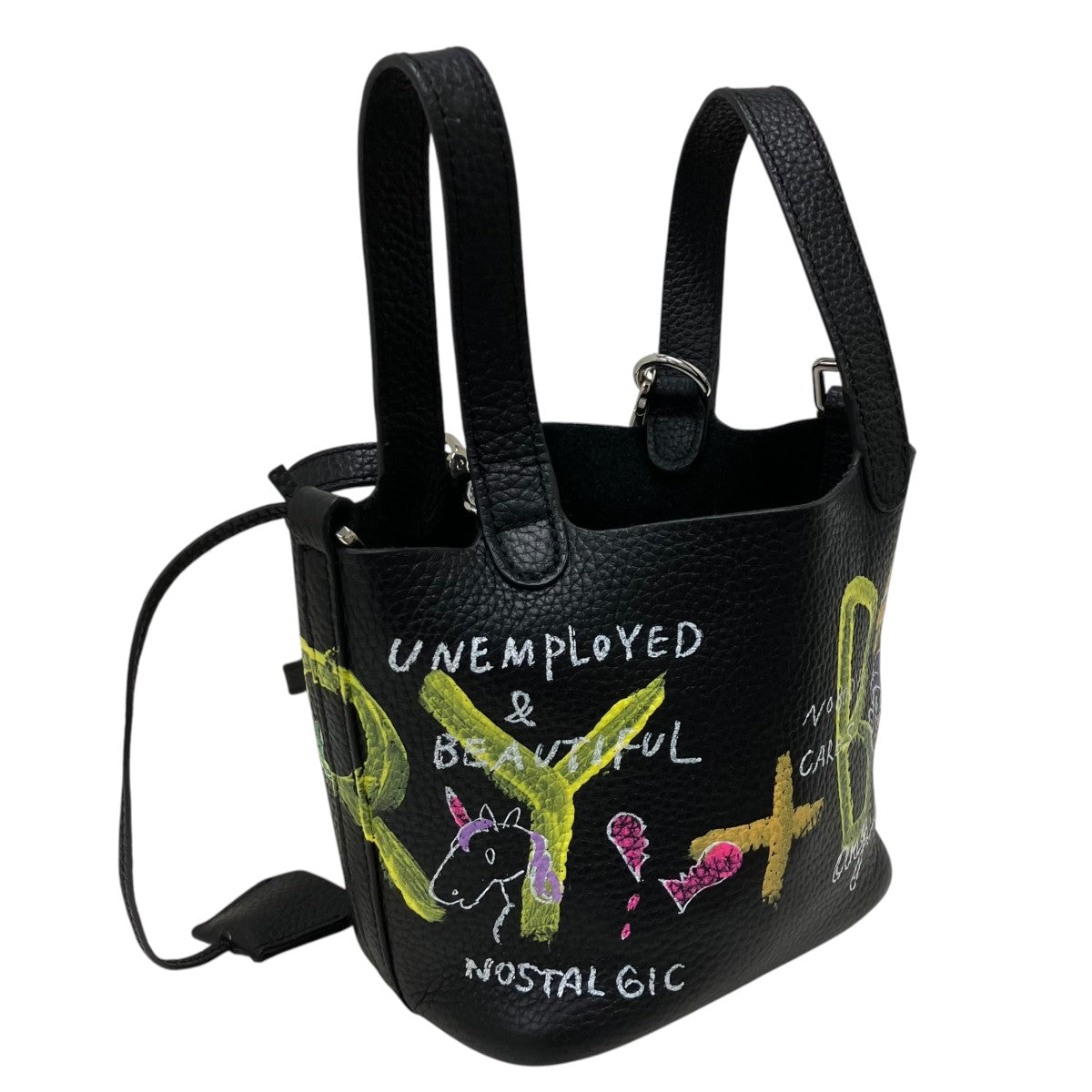 GUERNIKA CUBE BAG レザーハンドバッグ 古着・中古-3枚目のアイテム画像