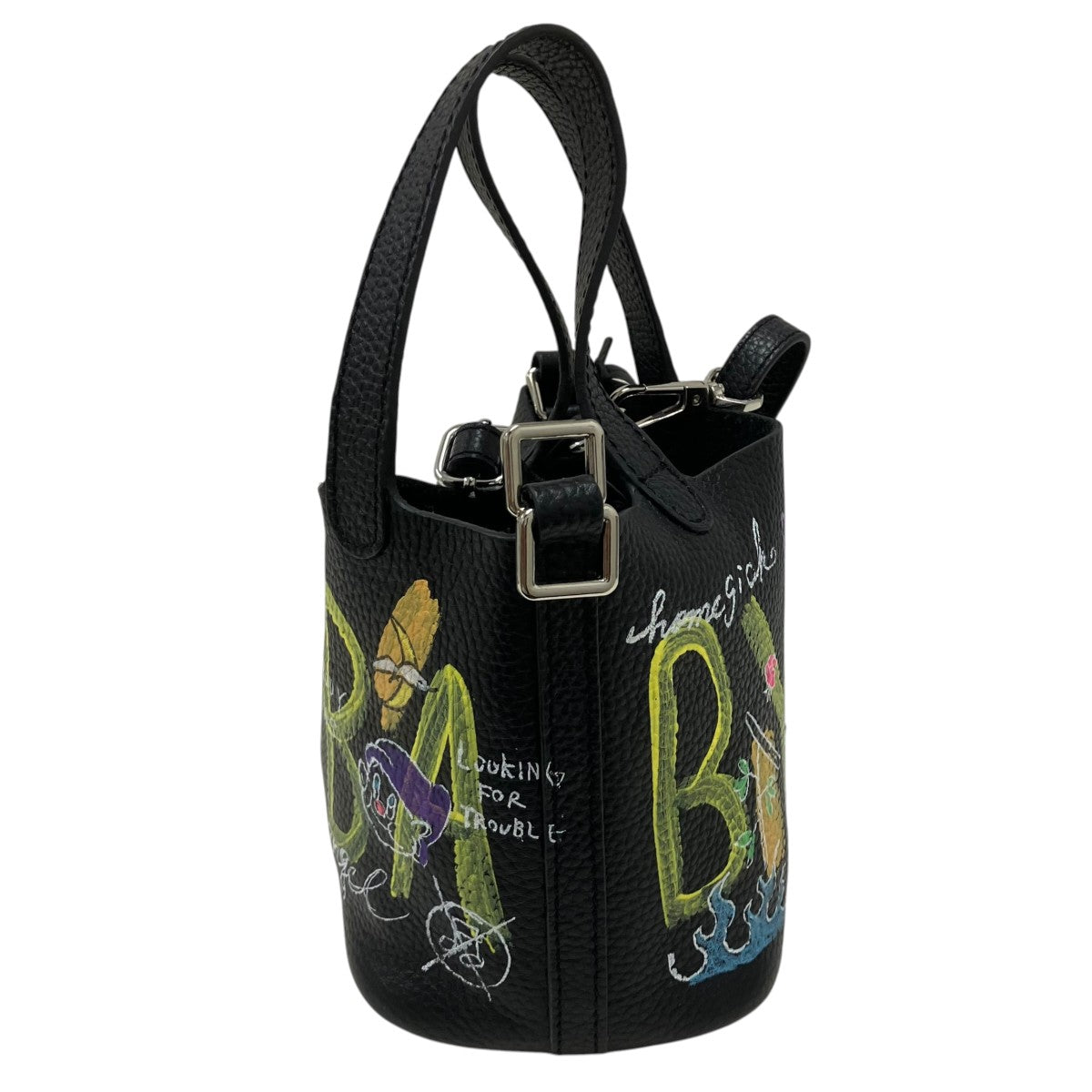 GUERNIKA CUBE BAG レザーハンドバッグ 古着・中古-5枚目のアイテム画像