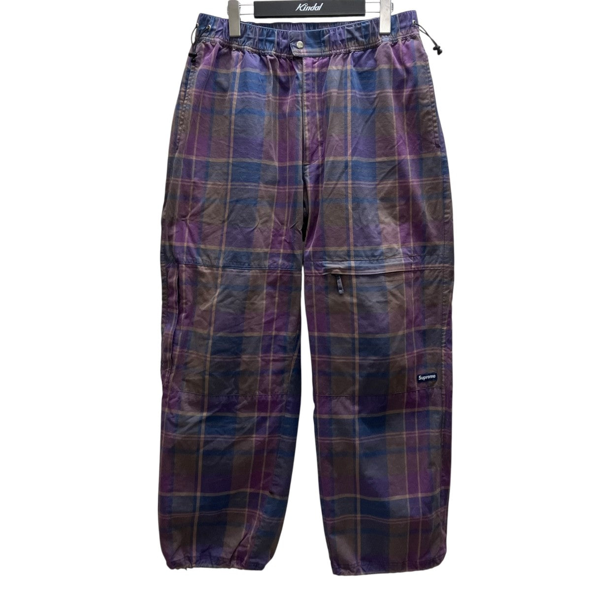 Supreme 24SSCotton Cinch Pantチェックパンツ 古着・中古-1枚目のアイテム画像