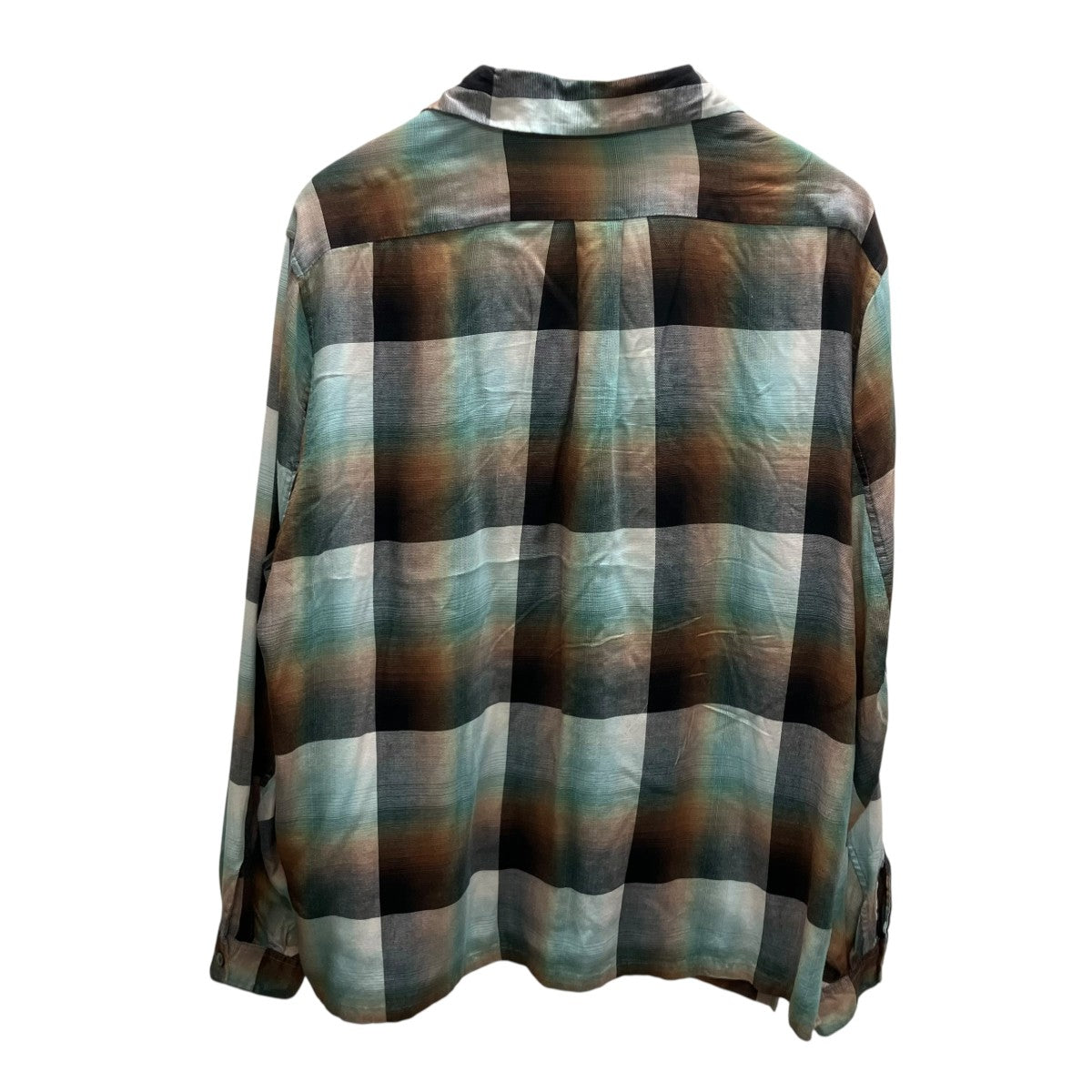 SUGARHILL Ombre Panama Open-collar Shirt 長袖シャツ 古着・中古-3枚目のアイテム画像