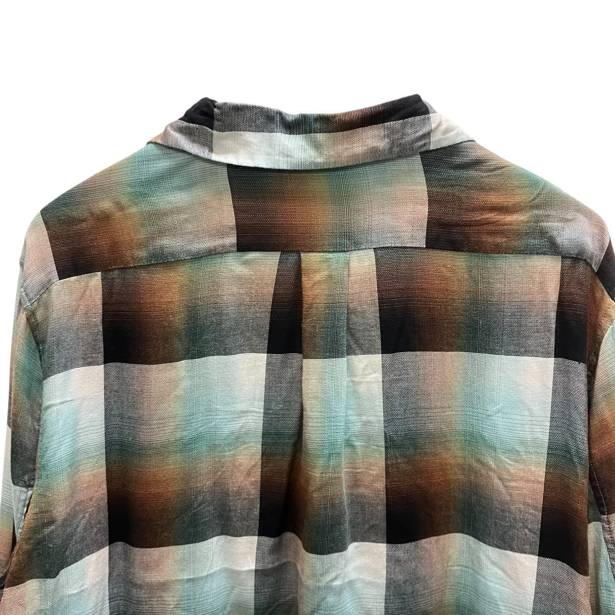 SUGARHILL Ombre Panama Open-collar Shirt 長袖シャツ 古着・中古-4枚目のアイテム画像