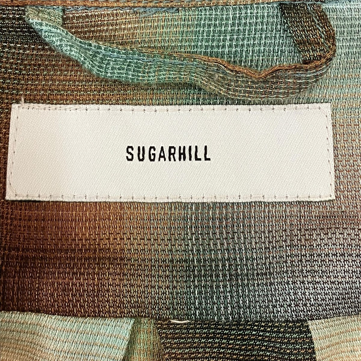 SUGARHILL Ombre Panama Open-collar Shirt 長袖シャツ 古着・中古-5枚目のアイテム画像