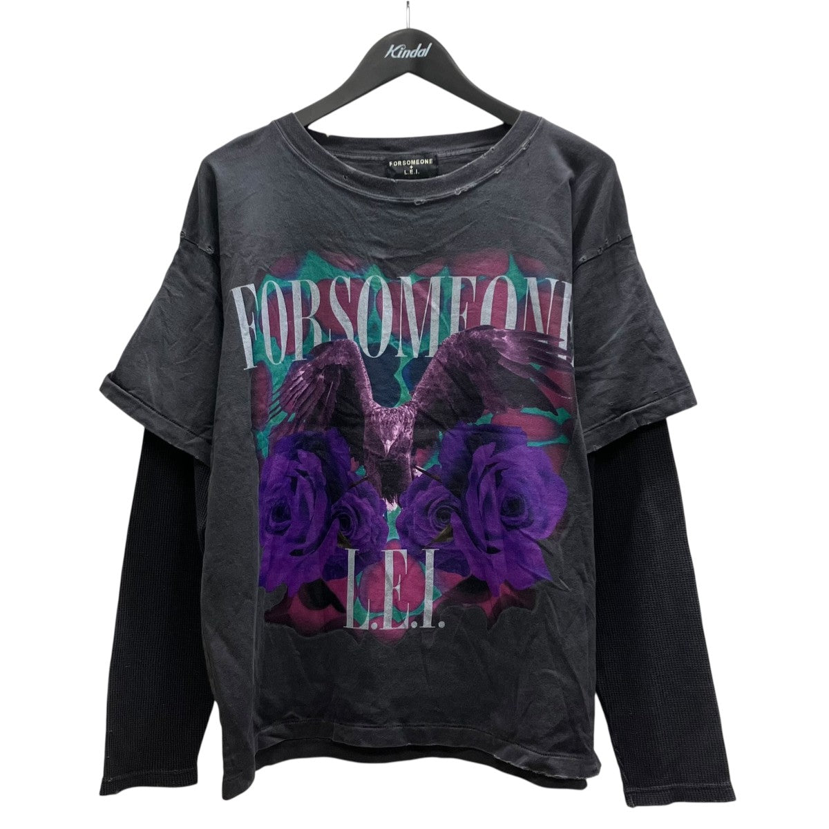 FORSOMEONE LF LAYERED LS TEE ロングスリーブTシャツ 古着・中古-1枚目のアイテム画像