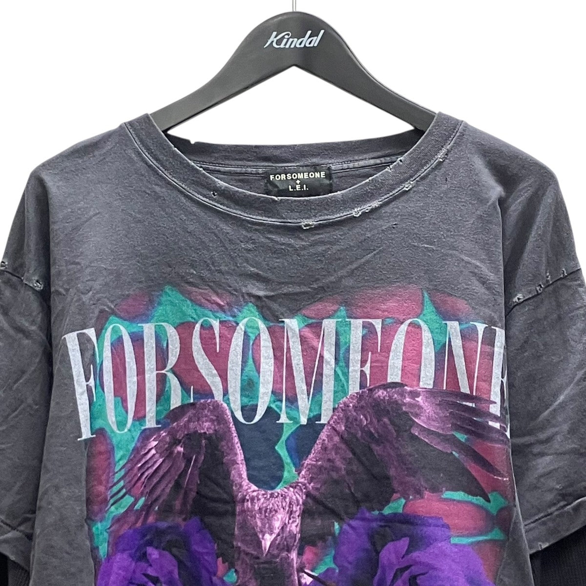 FORSOMEONE LF LAYERED LS TEE ロングスリーブTシャツ 古着・中古-2枚目のアイテム画像