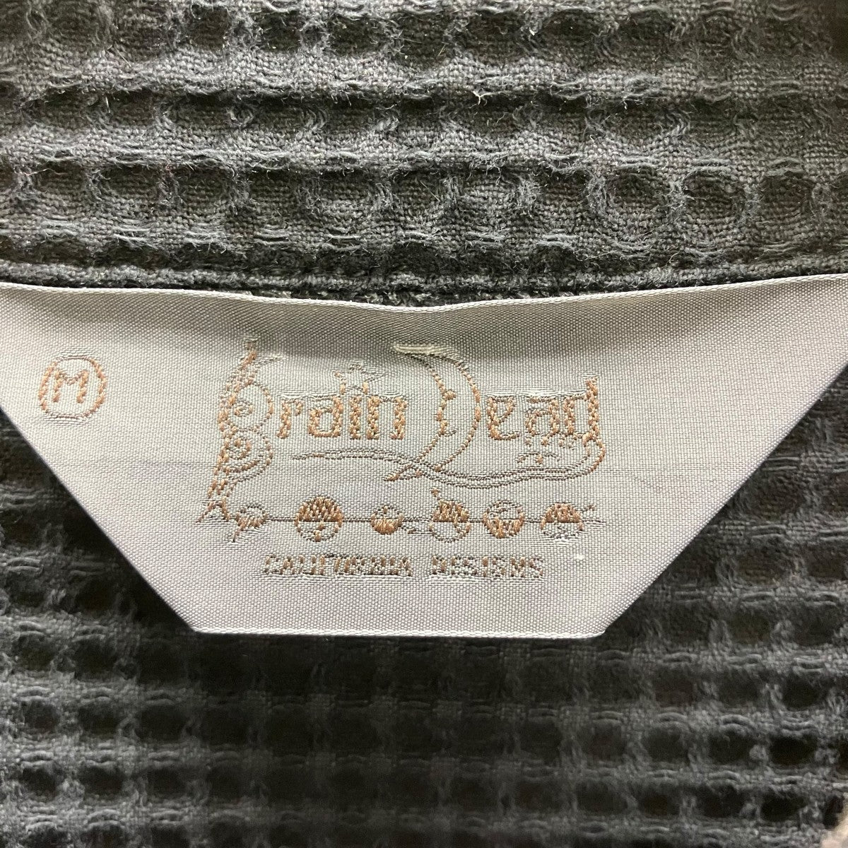 BRAIN DEAD Waffle Button Front Shirt 長袖シャツ 古着・中古-4枚目のアイテム画像