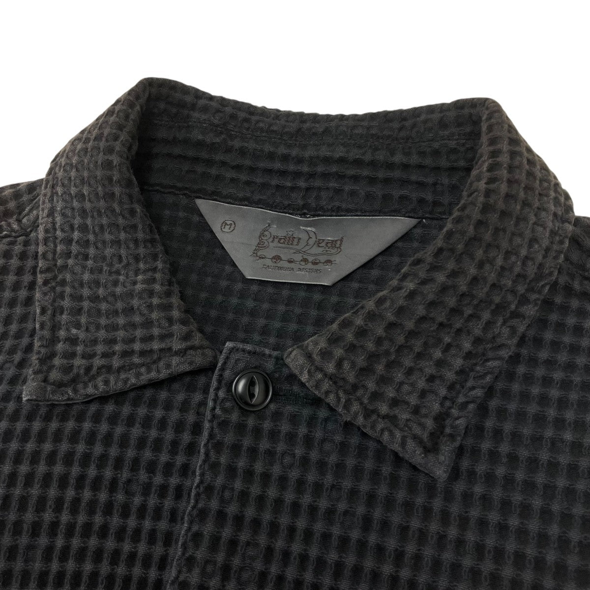 BRAIN DEAD Waffle Button Front Shirt 長袖シャツ 古着・中古-6枚目のアイテム画像