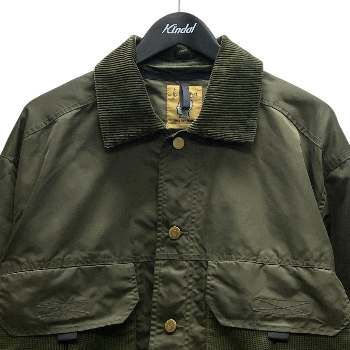 BRAIN DEAD Cropped Chore Jacket クロップドチョアジャケット 古着・中古-2枚目のアイテム画像