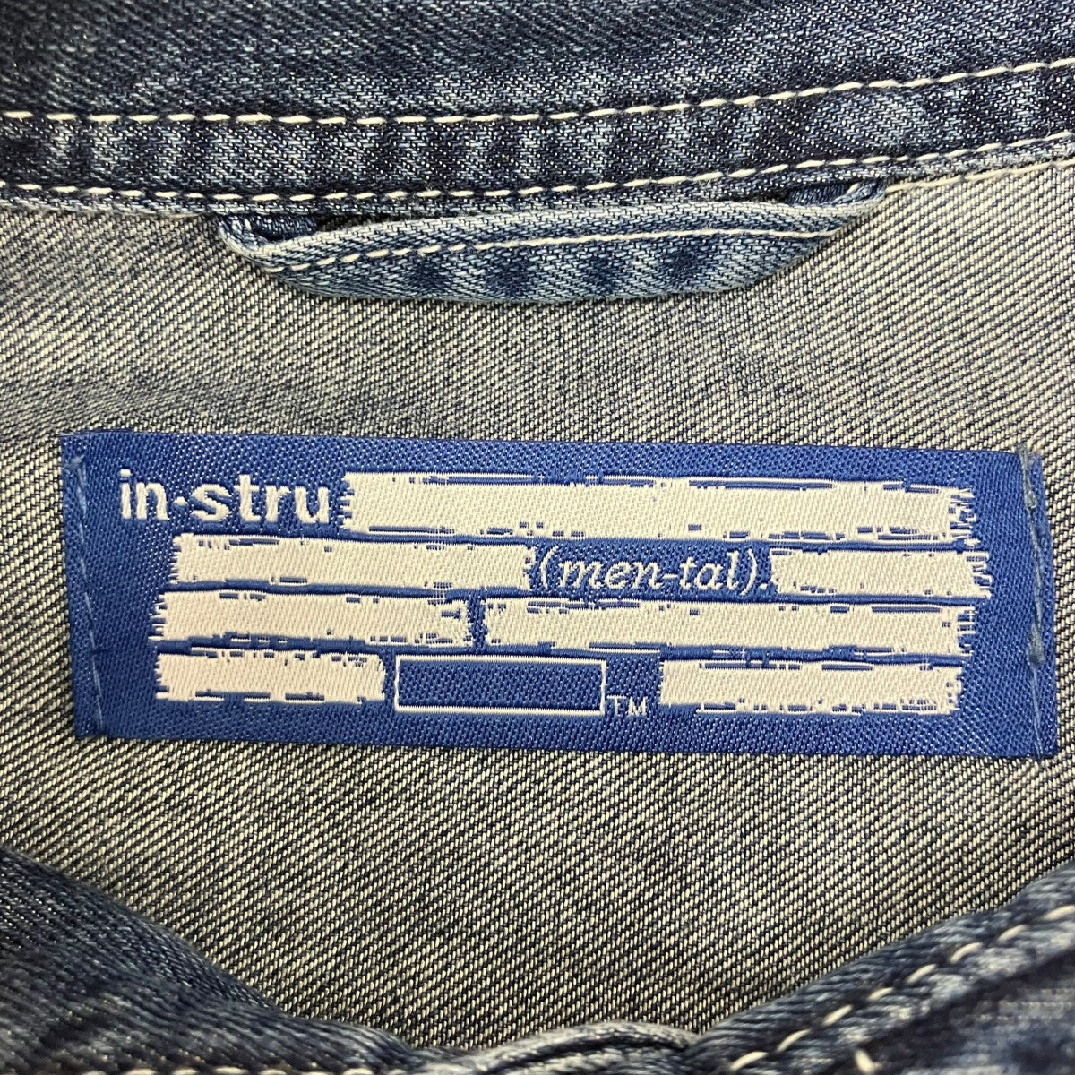 Maison MIHARA YASUHIRO 26SS in・struCOTTON TENCEL DENIM WORK LS SHIRTS デニムワークシャツ 古着・中古-6枚目のアイテム画像