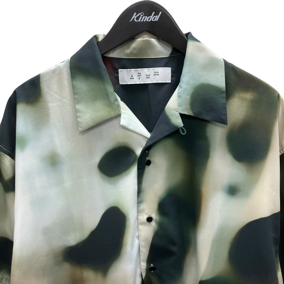 BAL BLUR PATTERN SS SHIRT 半袖シャツ 古着・中古-2枚目のアイテム画像