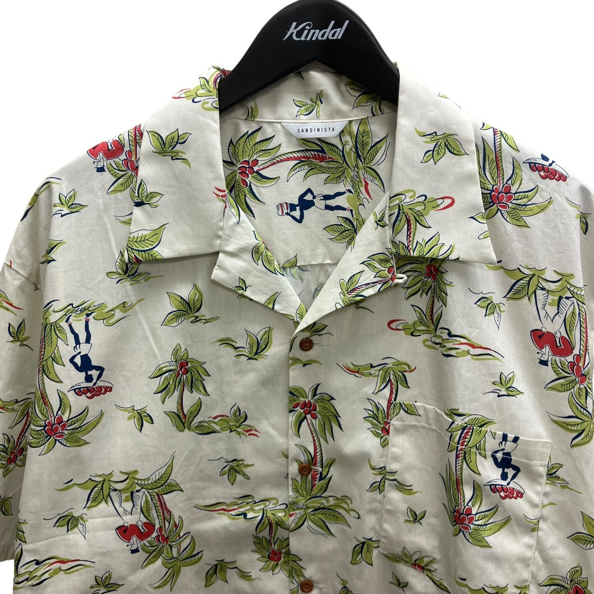 Sandinista 25SSOpen Collar S S Shirt 半袖シャツ 古着・中古-2枚目のアイテム画像