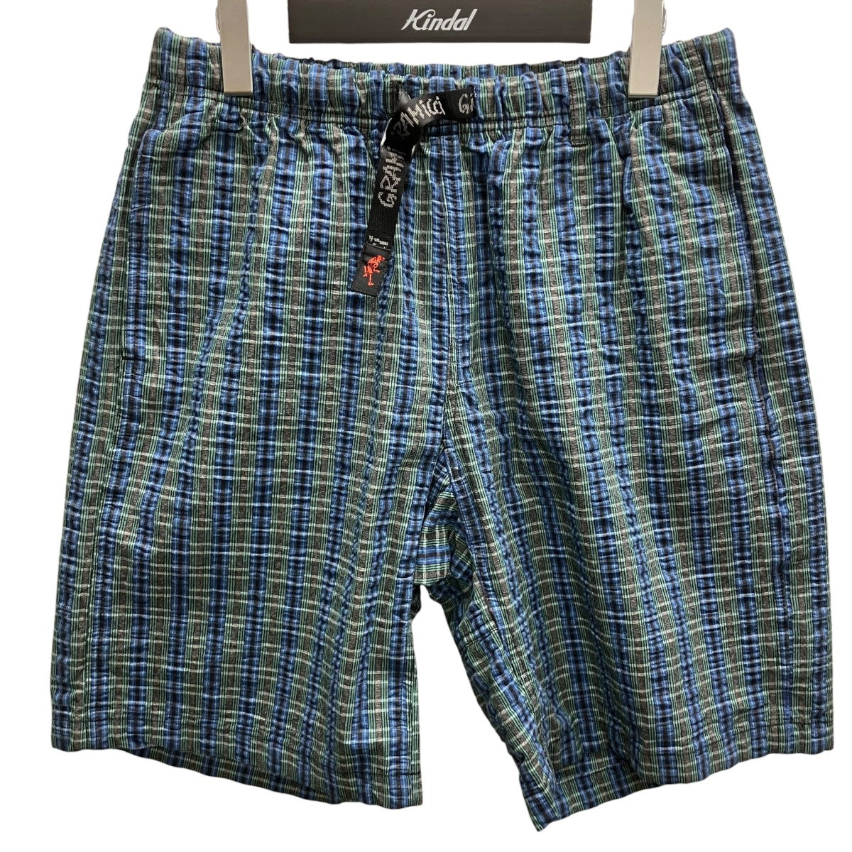 GRAMICCI SHORT SEERSUCKER PLAID シアサッカーチェックパンツ 古着・中古-1枚目のアイテム画像