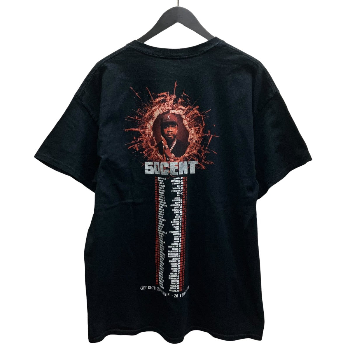 26AW50CENTリメイクTシャツ