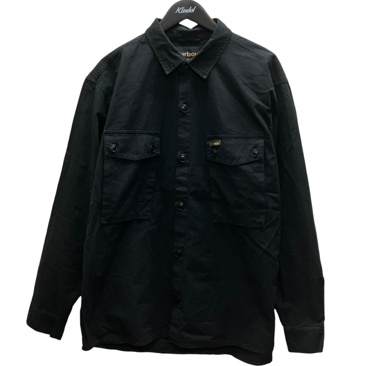 Barbour×PALACE Officer Shirt リップストップシャツ 古着・中古-1枚目のアイテム画像