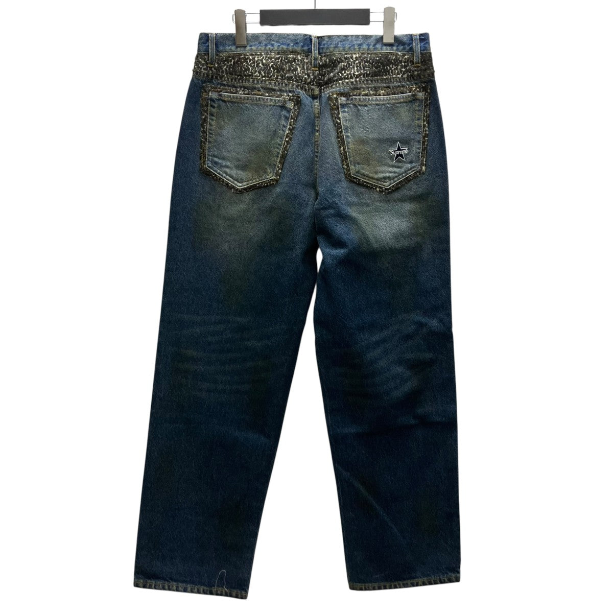 Supreme 25AWLeopard Faux Fur Loose Fit Jeanデニムパンツ 古着・中古-3枚目のアイテム画像