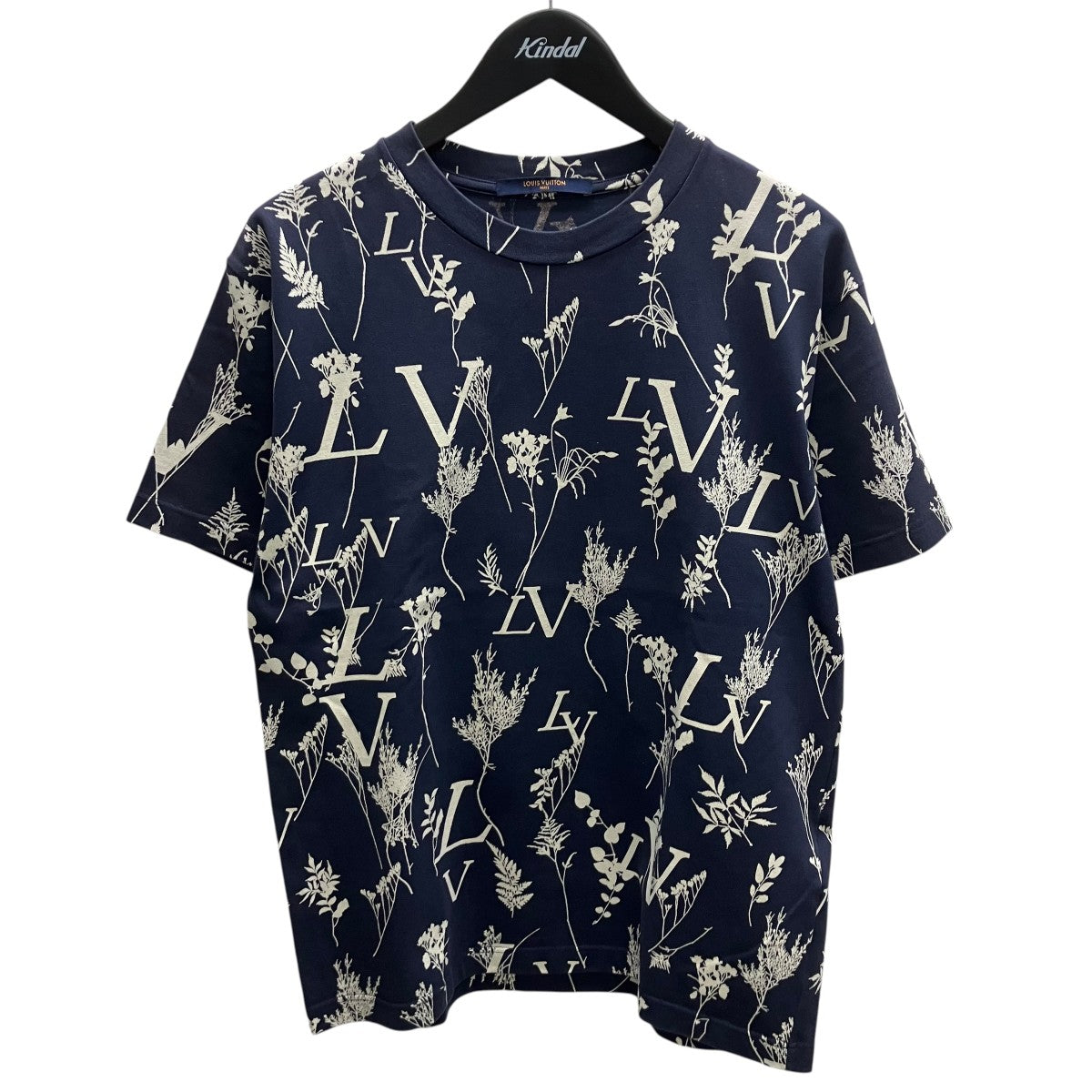 LOUIS VUITTON LVリーフ ディスチャージ Tシャツ 古着・中古-1枚目のアイテム画像