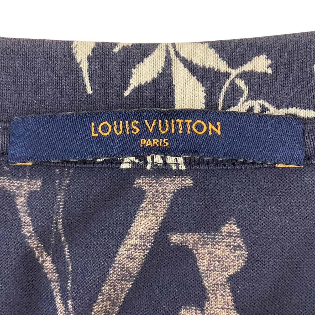 LOUIS VUITTON LVリーフ ディスチャージ Tシャツ 古着・中古-5枚目のアイテム画像
