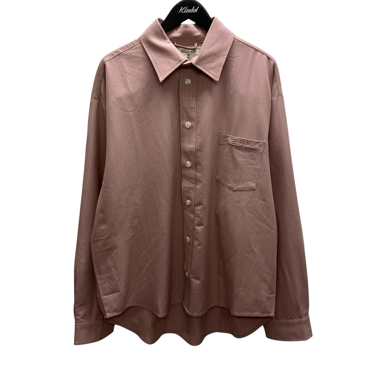 Basketcase Gallery ALLEYWAY BUTTON UP SHIRTストライプ長袖シャツ 古着・中古-1枚目のアイテム画像