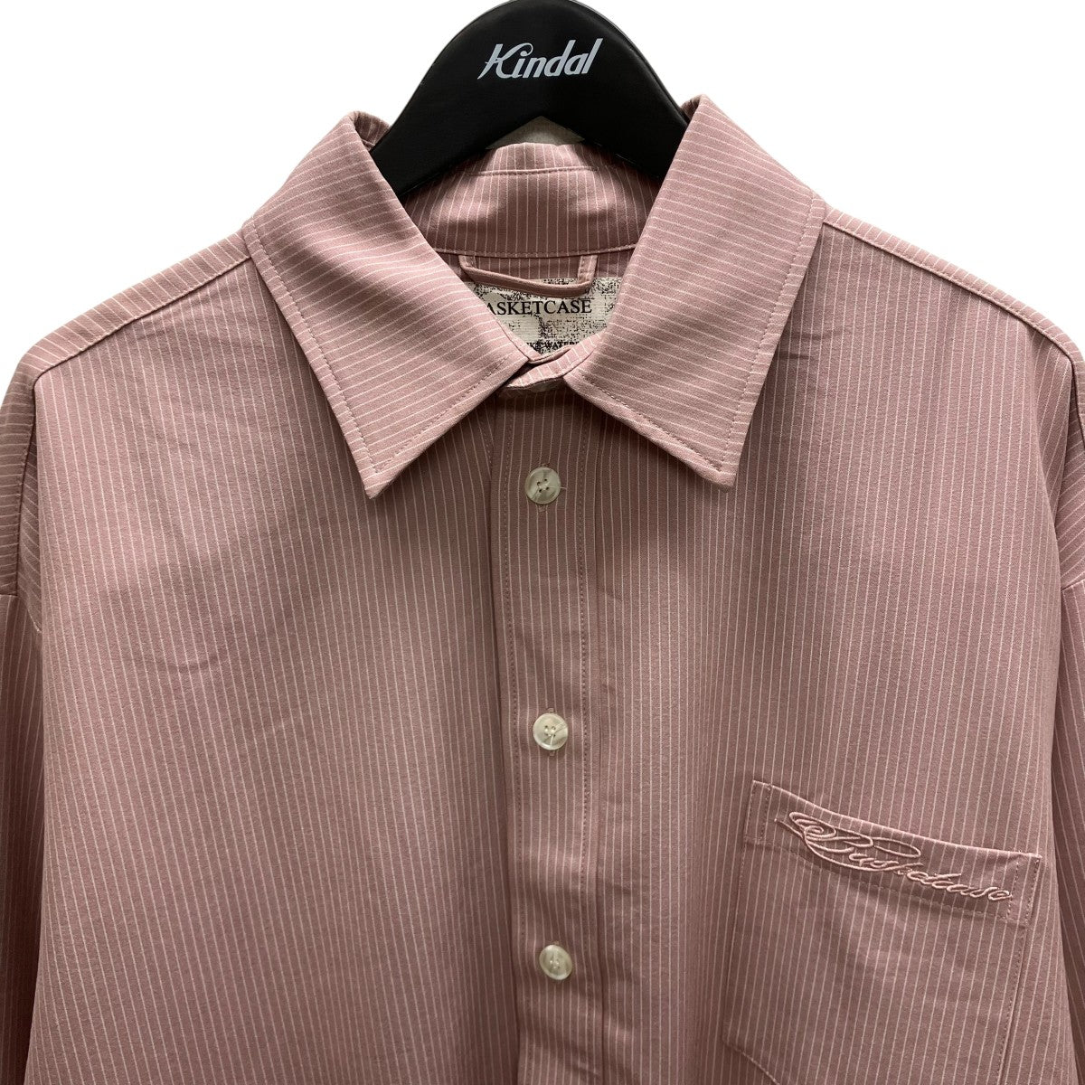 Basketcase Gallery ALLEYWAY BUTTON UP SHIRTストライプ長袖シャツ 古着・中古-2枚目のアイテム画像
