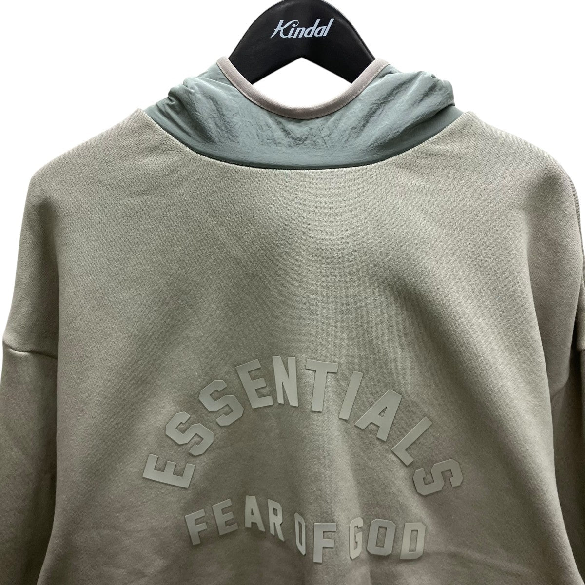 FOG ESSENTIALS ナイロンフードプルオーバーパーカー 古着・中古-2枚目のアイテム画像