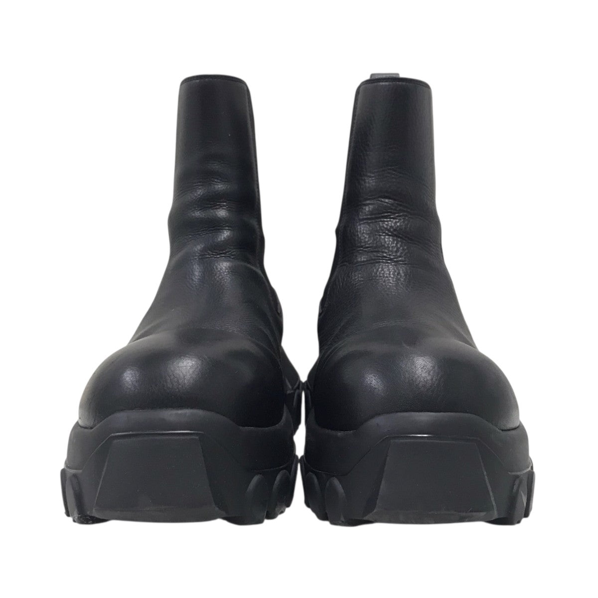 RICK OWENS BEATLE BOZO TRACTOR BOOTS ボゾトラクターレザーブーツ 古着・中古-2枚目のアイテム画像