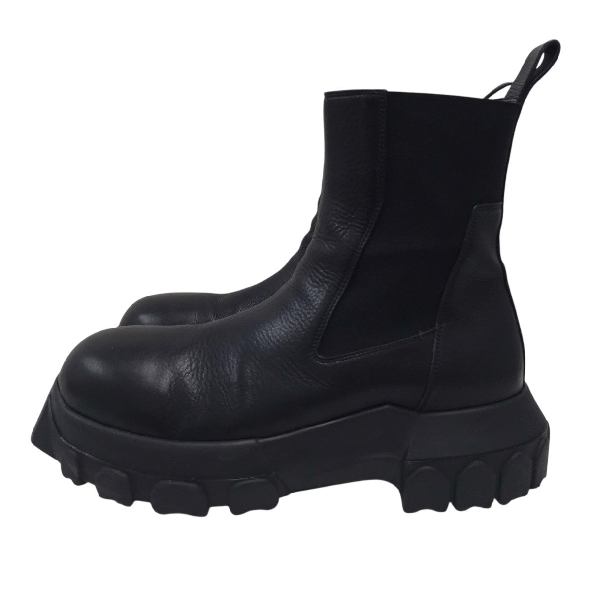 RICK OWENS BEATLE BOZO TRACTOR BOOTS ボゾトラクターレザーブーツ 古着・中古-3枚目のアイテム画像