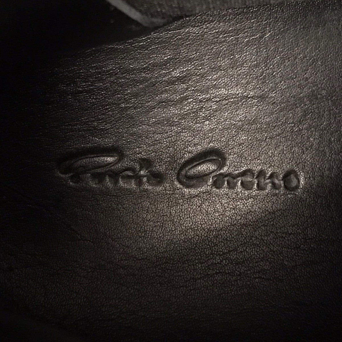 RICK OWENS BEATLE BOZO TRACTOR BOOTS ボゾトラクターレザーブーツ 古着・中古-6枚目のアイテム画像