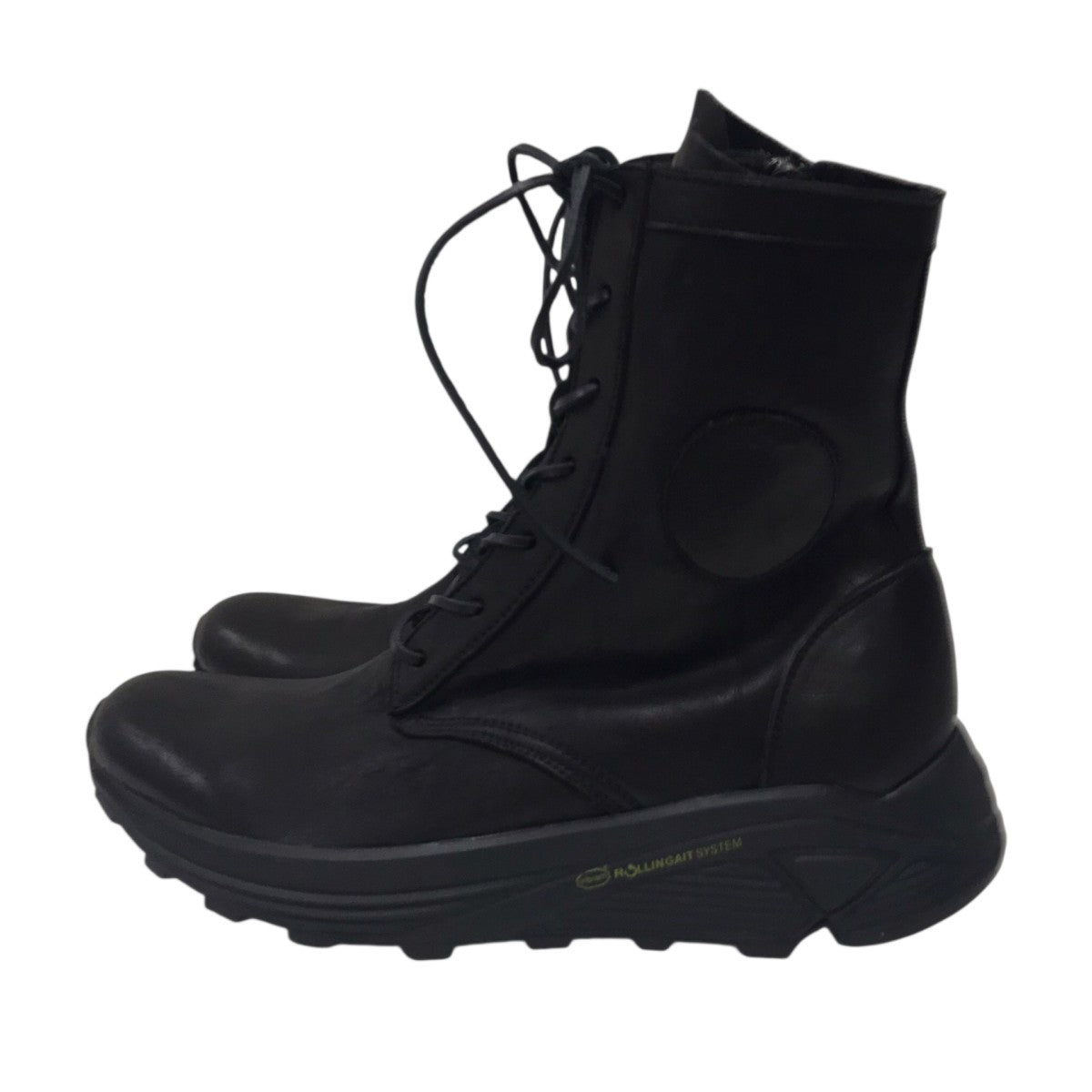 Yohji Yamamoto pour homme JAPAN SHOULDER A COMBAT SNEAKERS サイドジップコンバットレザーブーツ 古着・中古-3枚目のアイテム画像