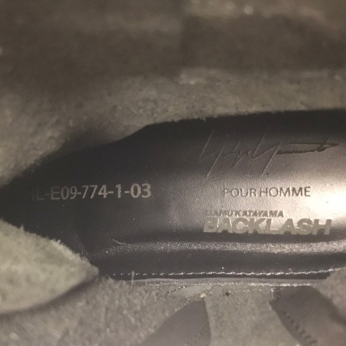 Yohji Yamamoto pour homme JAPAN SHOULDER A COMBAT SNEAKERS サイドジップコンバットレザーブーツ 古着・中古-7枚目のアイテム画像