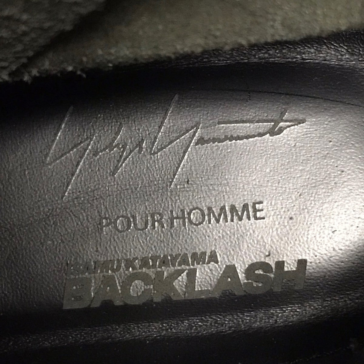 Yohji Yamamoto pour homme JAPAN SHOULDER A COMBAT SNEAKERS サイドジップコンバットレザーブーツ 古着・中古-8枚目のアイテム画像