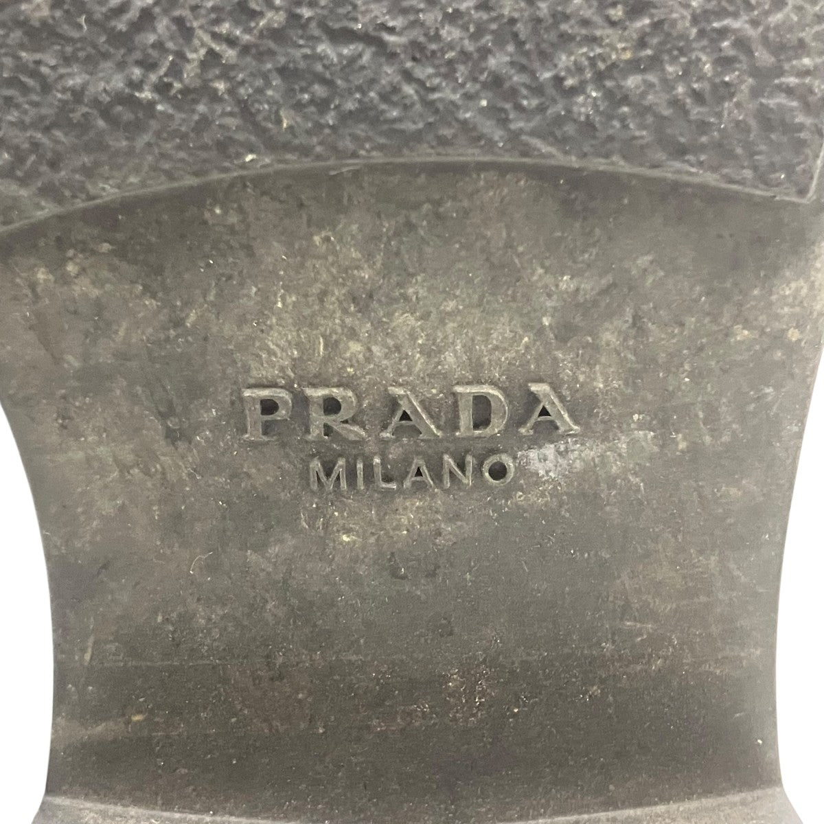 PRADA スクエアレザーブーツ 古着・中古-6枚目のアイテム画像