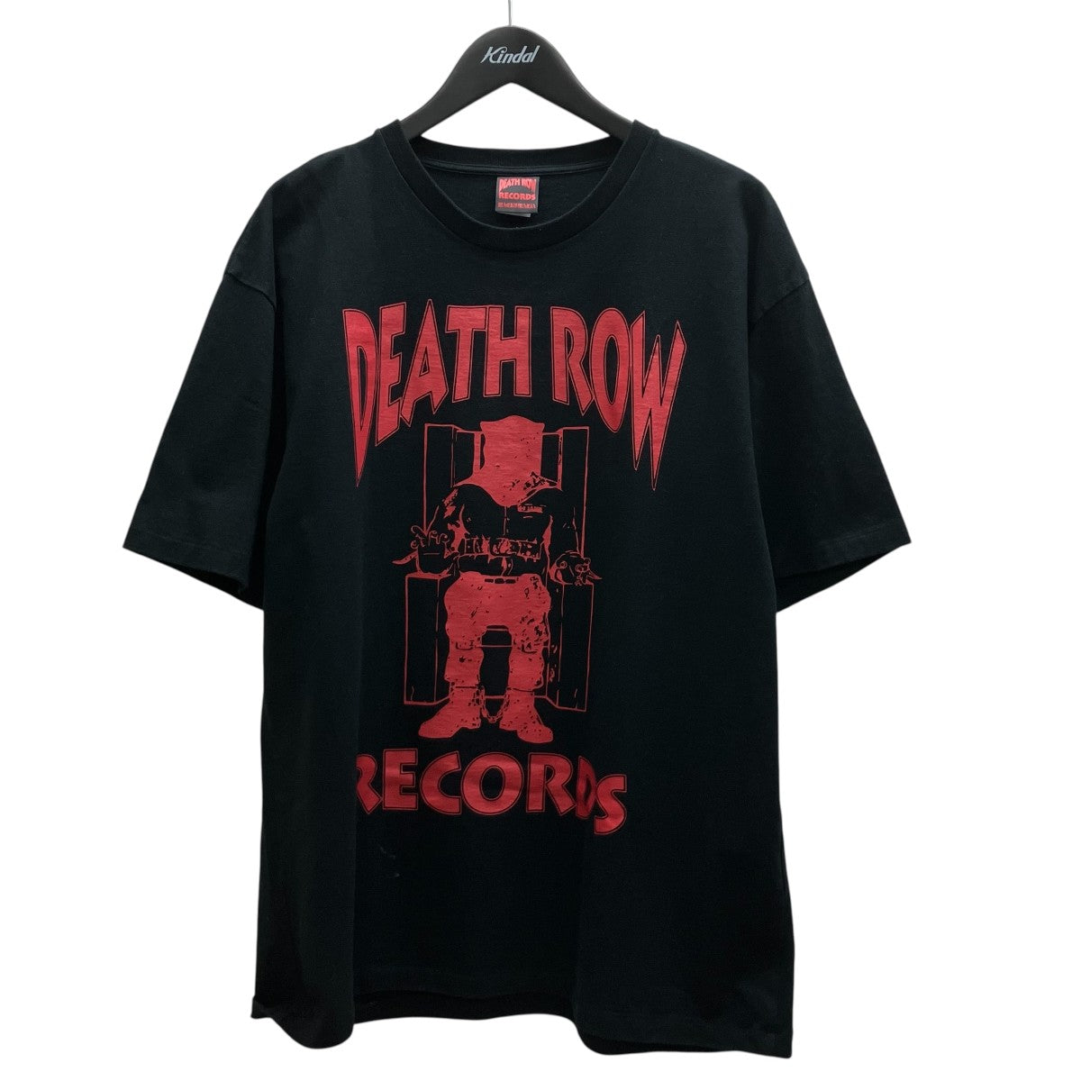 DEATH ROW RECORDS   WASHED HEAVY WEIGHT T-SHIRT プリントTシャツ